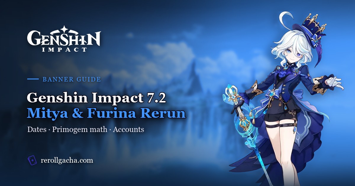 Bannières de Genshin Impact 7.2 : Mitya, rerun de Furina et combien de Primogems il vous faut