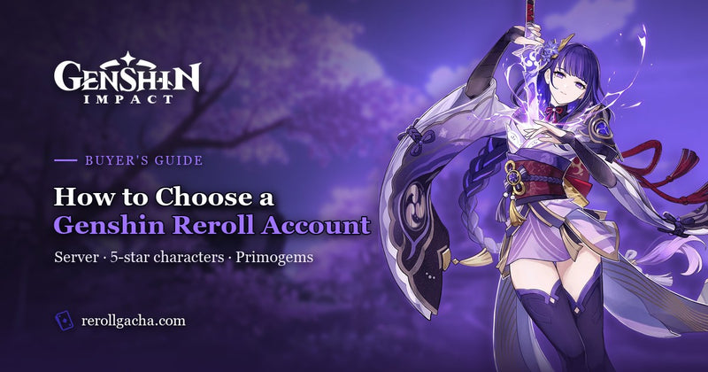 Como escolher uma conta reroll de Genshin Impact (servidor, personagens, Primogems)