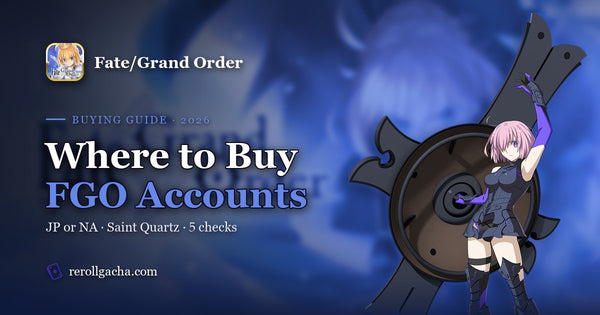 Onde comprar contas de Fate/Grand Order em 2026: contas iniciais JP explicadas