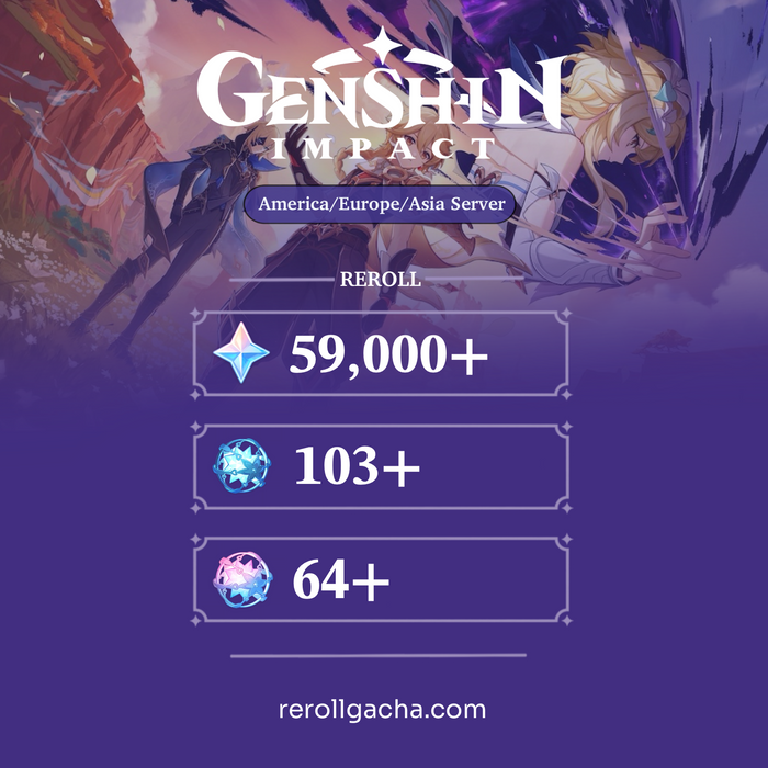 Genshin Impact Account — Asia Server