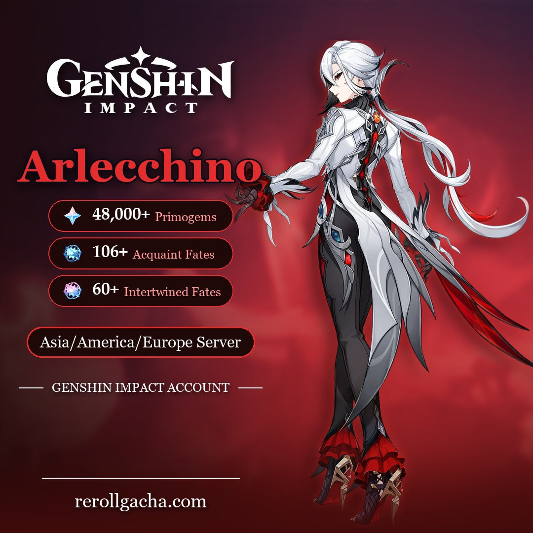 Genshin Impact — Conta da Arlecchino