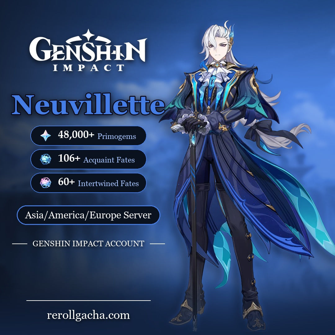 Genshin Impact — Conta do Neuvillette
