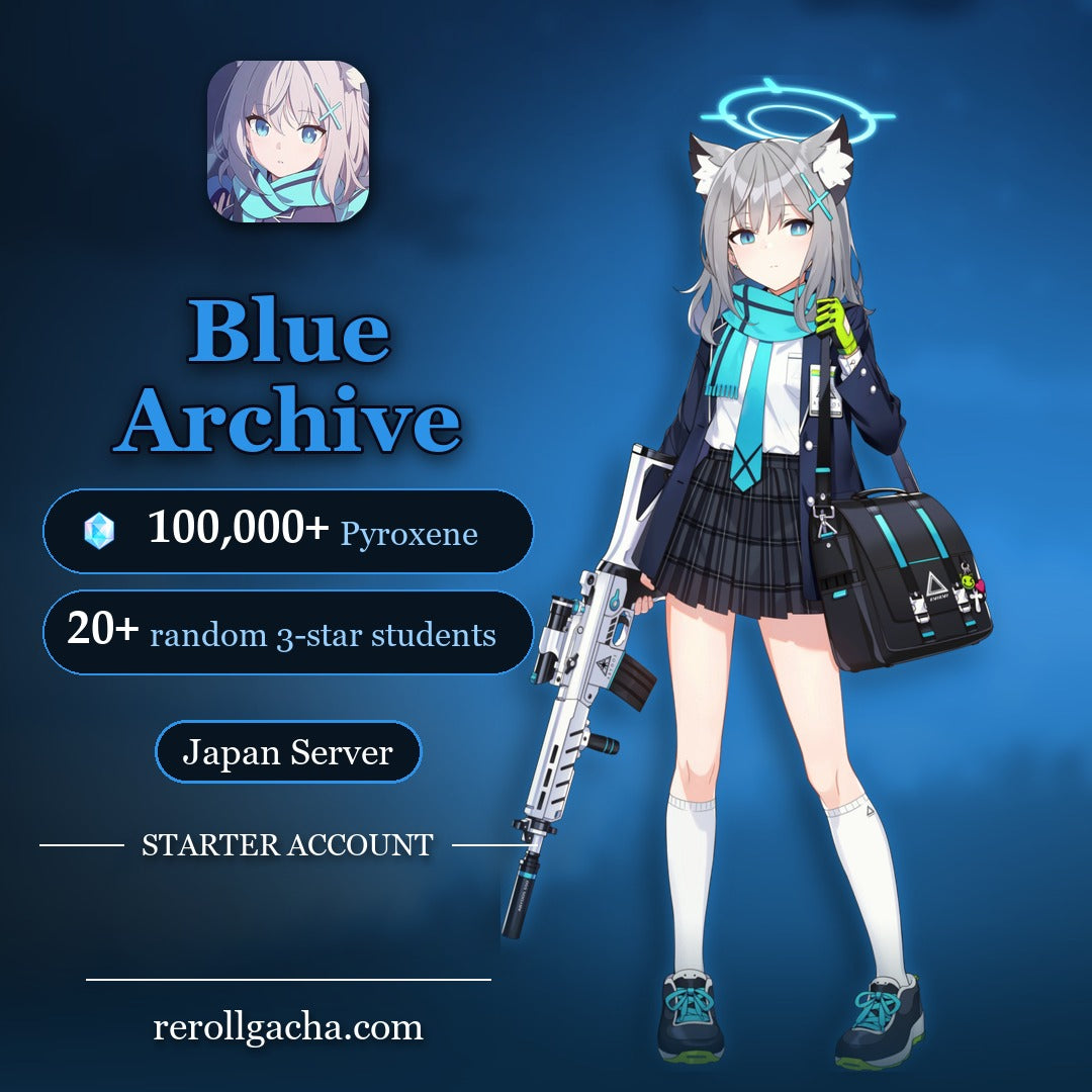 Blue Archive Pyroxene starter account
