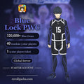 Blue Lock Project World Champion Blue Gems starter account