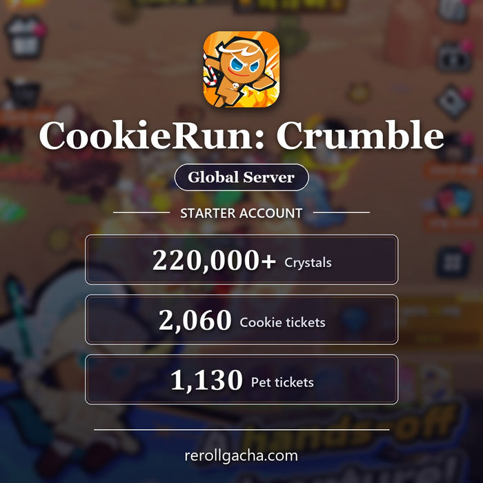 CookieRun: Crumble — Compte de départ [Global]