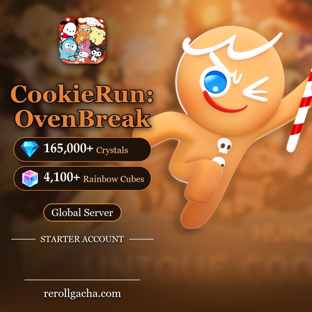 Cookierun Ovenbreak Crystals starter account