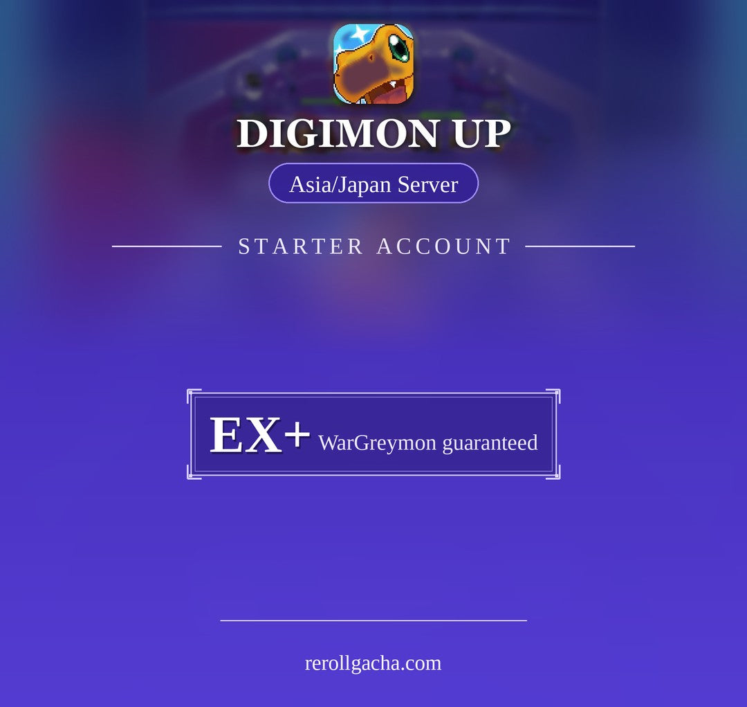 Digimon Up Wargreymon Ex starter account
