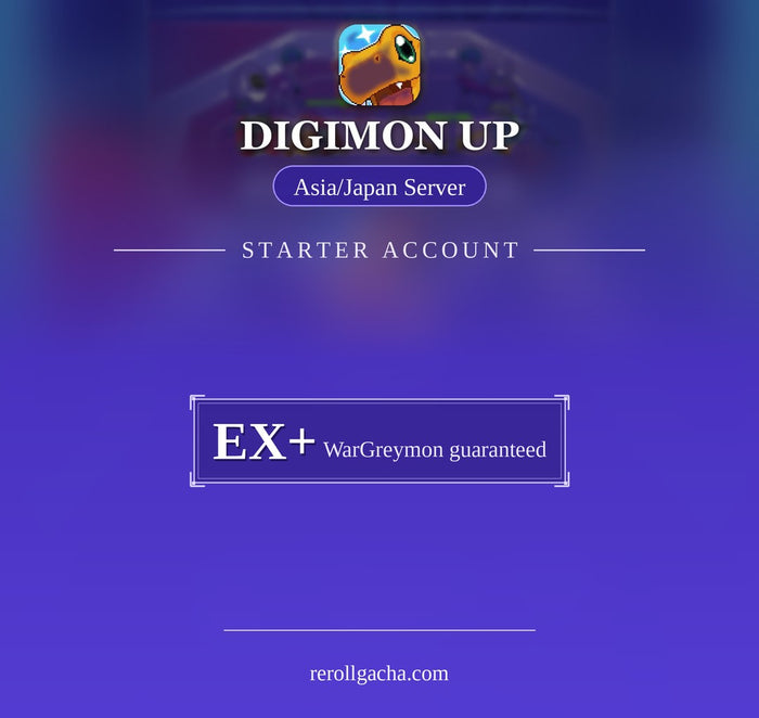 DIGIMON UP — WarGreymon EX+ Starter Account
