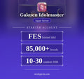 Gakuen Idolmaster — FES Limited Idol Account: FES limited idol, 85,000+ Jewels, 10-30 random SSR