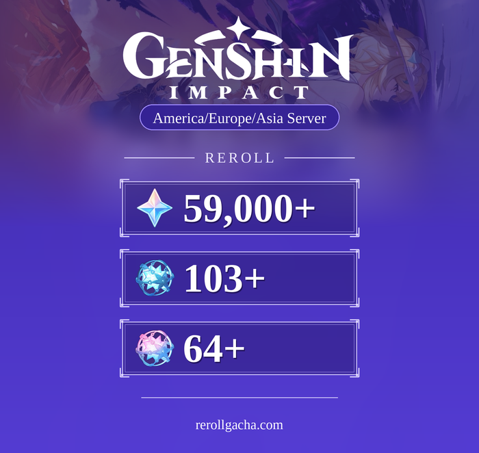 Genshin Impact — Conta reroll