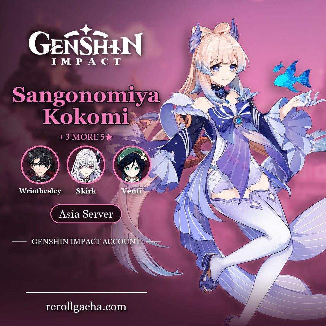 Genshin Impact Sangonomiya Kokomi Account