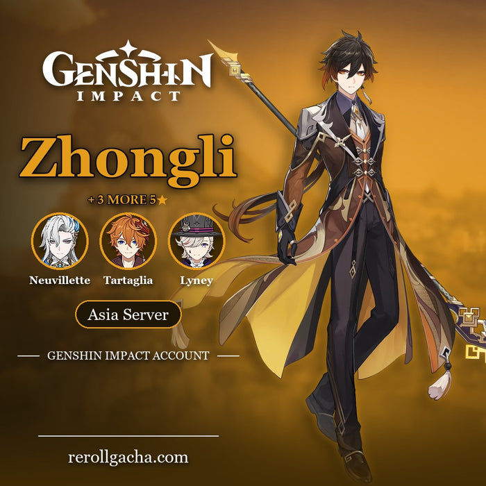 Genshin Impact — Conta Zhongli