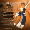 Haikyu!! Fly High — Starter Account [Global / Southeast Asia]: 7,000+ Diamonds, 50-65 Recruit Tickets, 2-3 random characters
