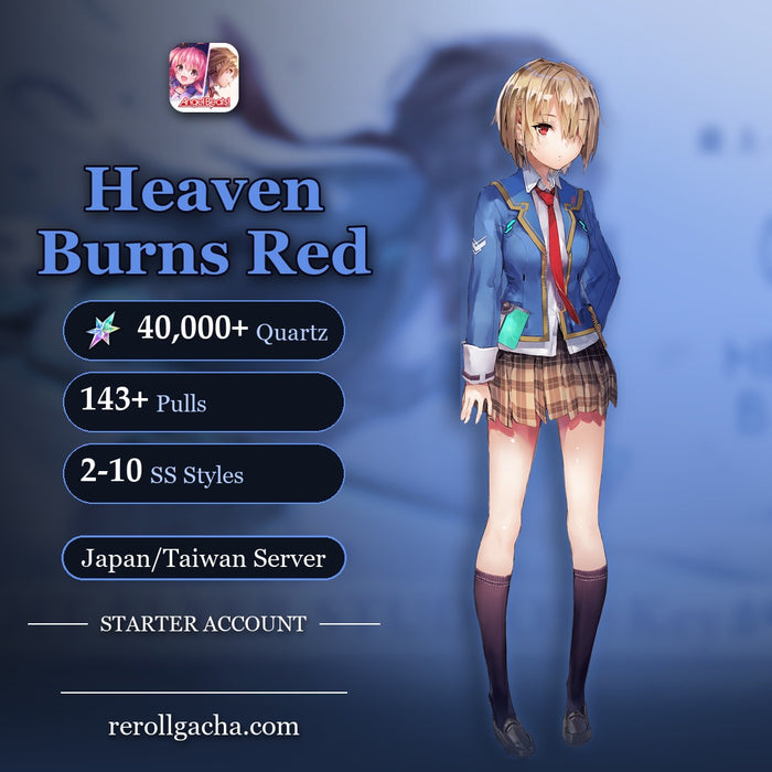 Heaven Burns Red — Starter Account [Japan / Taiwan]