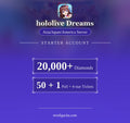 hololive Dreams — Starter Account [Asia / Japan / America]: 20,000+ Diamonds, 50 + 1 Pull + 4-star Tickets