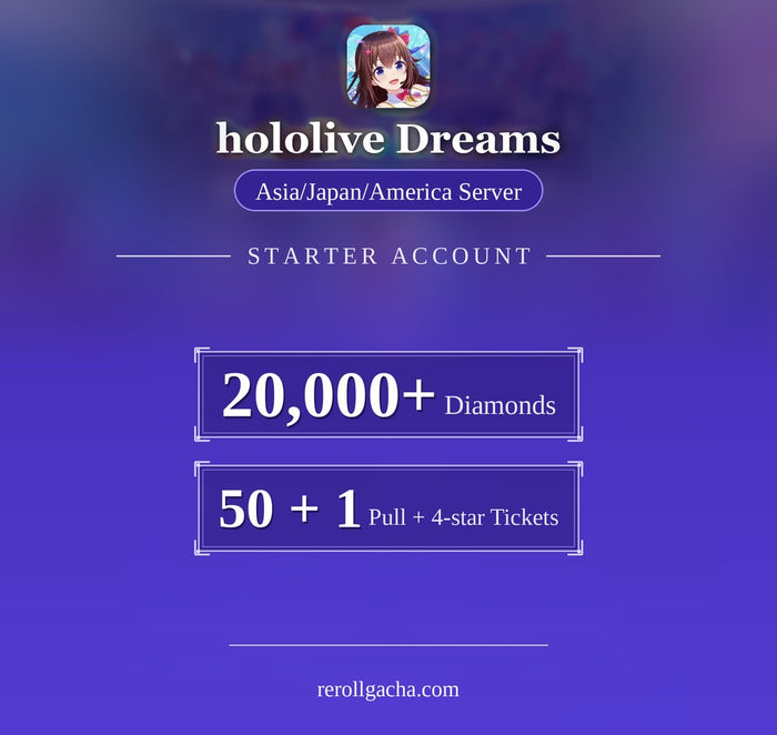 hololive Dreams — Starter Account [Asia / Japan / America]