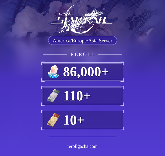 Honkai: Star Rail — Conta reroll