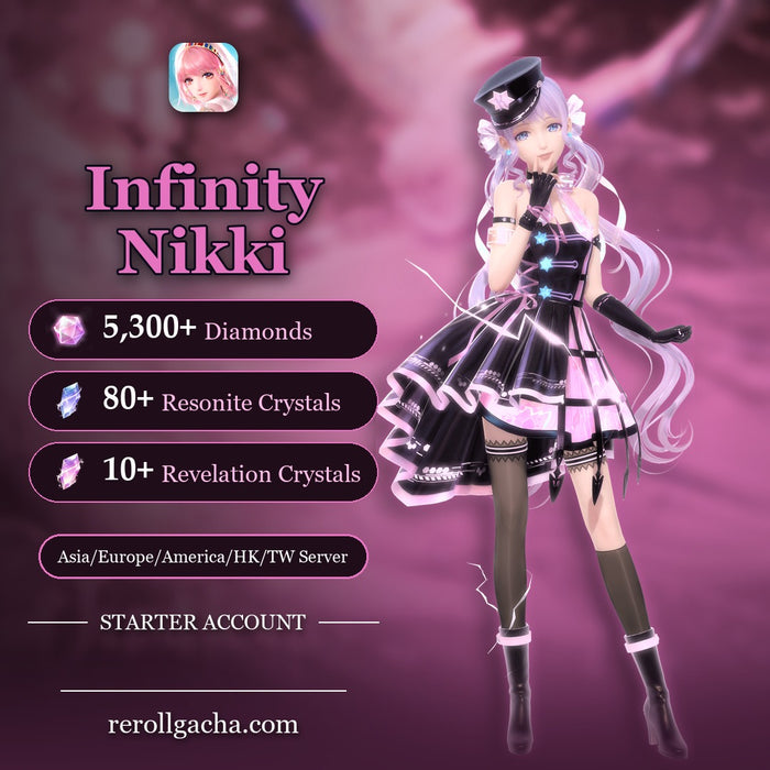Infinity Nikki — Starter Account [Asia / Europe / America / HK/TW]