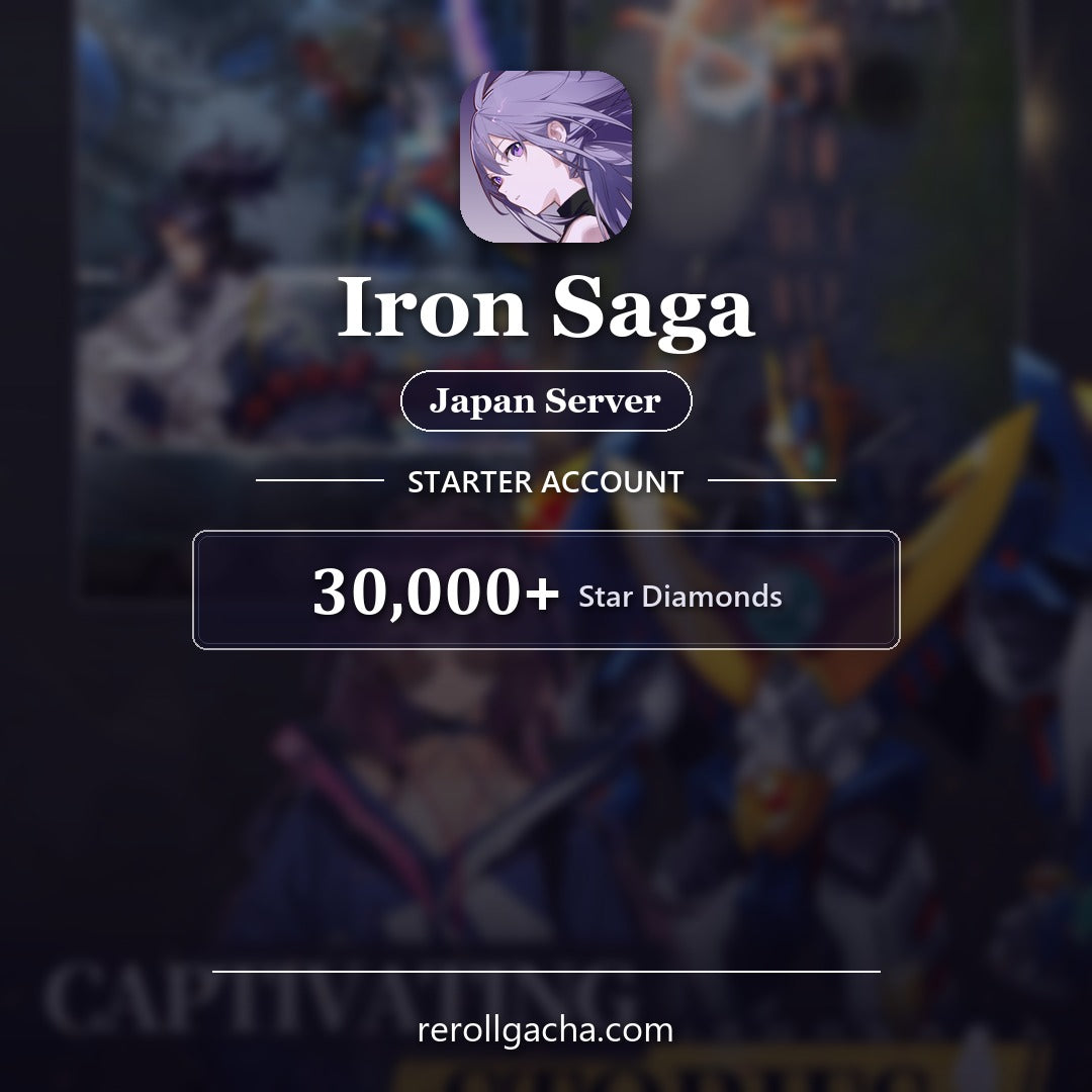 Iron Saga — Conta inicial [Japão]