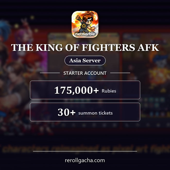 THE KING OF FIGHTERS AFK — Conta inicial [Ásia]