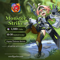 Monster Strike — Starter Account [Japan / Taiwan]: 1,500+ Orbs, 10-30 limited 6-star