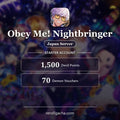 Obey Me! Nightbringer — Conta inicial [Japão]