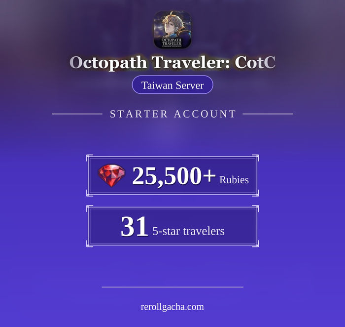 Octopath Traveler: Champions of the Continent — Starter Account [Taiwan]