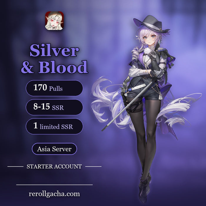 Silver and Blood — Starter Account [Asia]