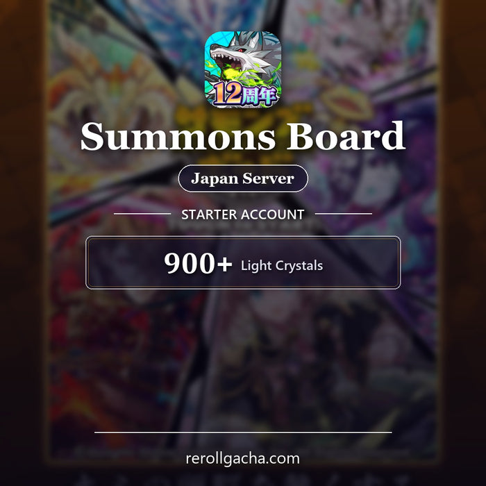 Summons Board — Conta inicial [Japão]
