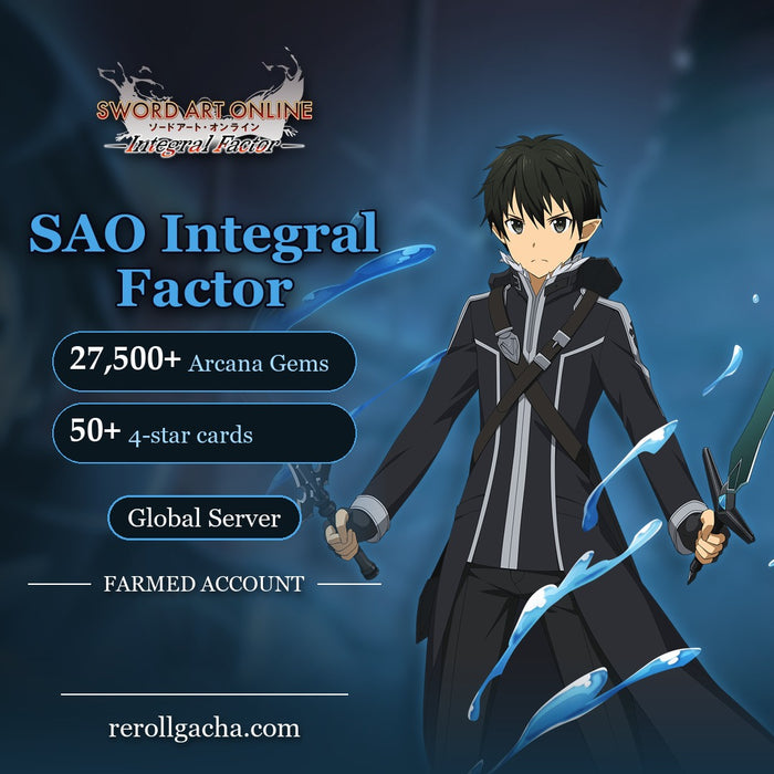 Sword Art Online: Integral Factor — Farmed Account [Global]