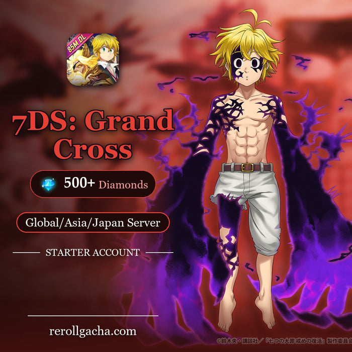 The Seven Deadly Sins: Grand Cross — Starter Account [Global / Asia / Japan]