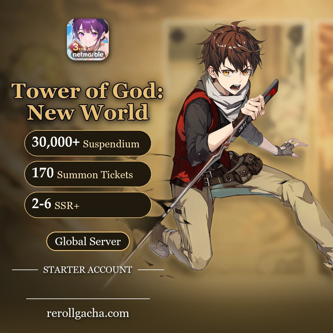 Tower of God: New World — Conta inicial [Global]