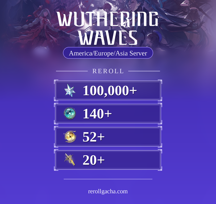 Wuthering Waves — Conta reroll